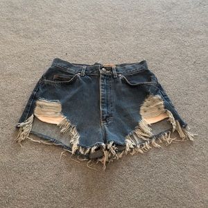 Lf blue jean shorts